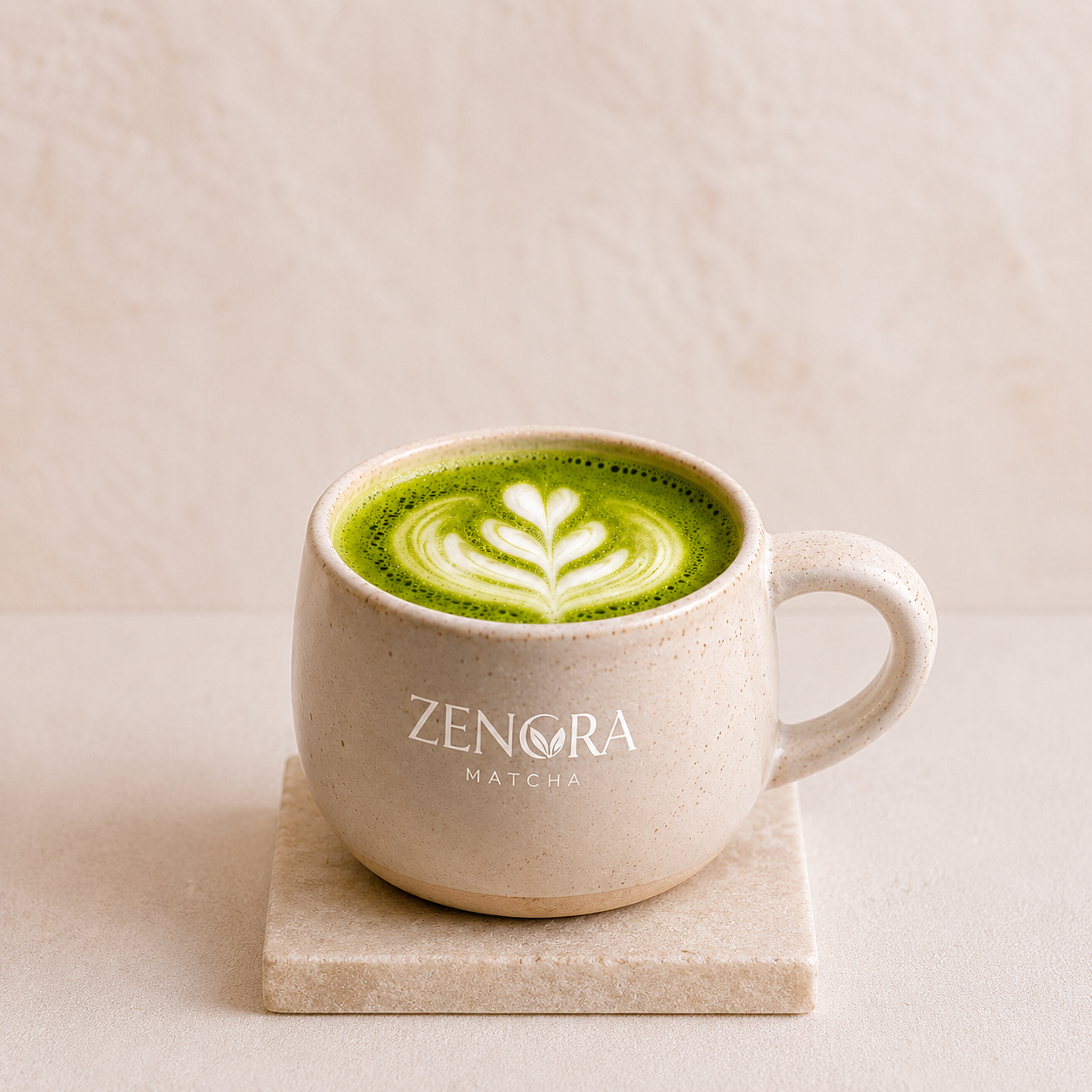 hot matcha latte